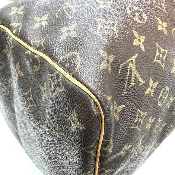 LOUIS VUITTON Keepall 55 Monogram Boston Bag M41424 VI873 Men's Women's - Picture 8 of 10